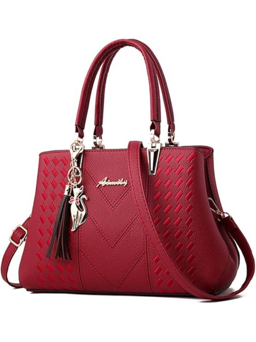 Women's 1-r-coffee Shoulder Bag Ladies Satchel Messenger Tote Bag Purses